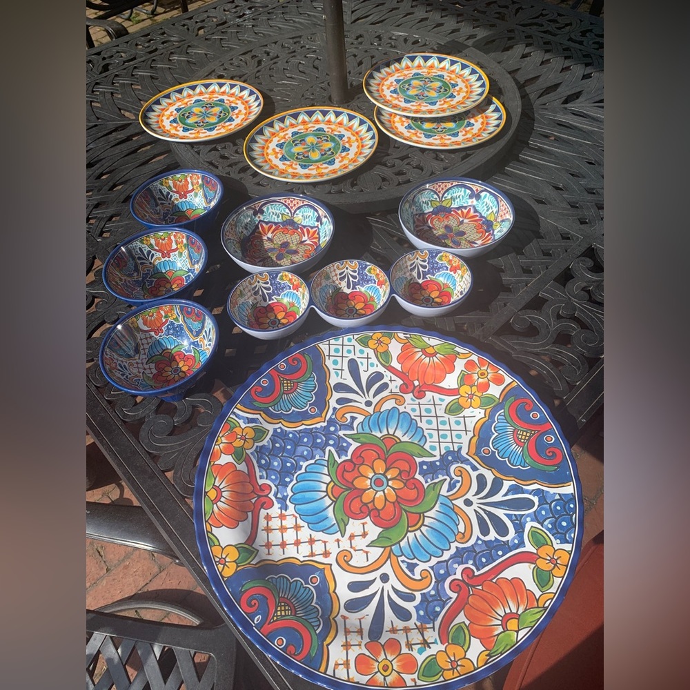 Melamine dinner/Serveware set